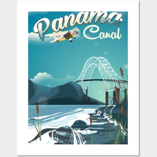 Panama Canal travel poster Posters and Art